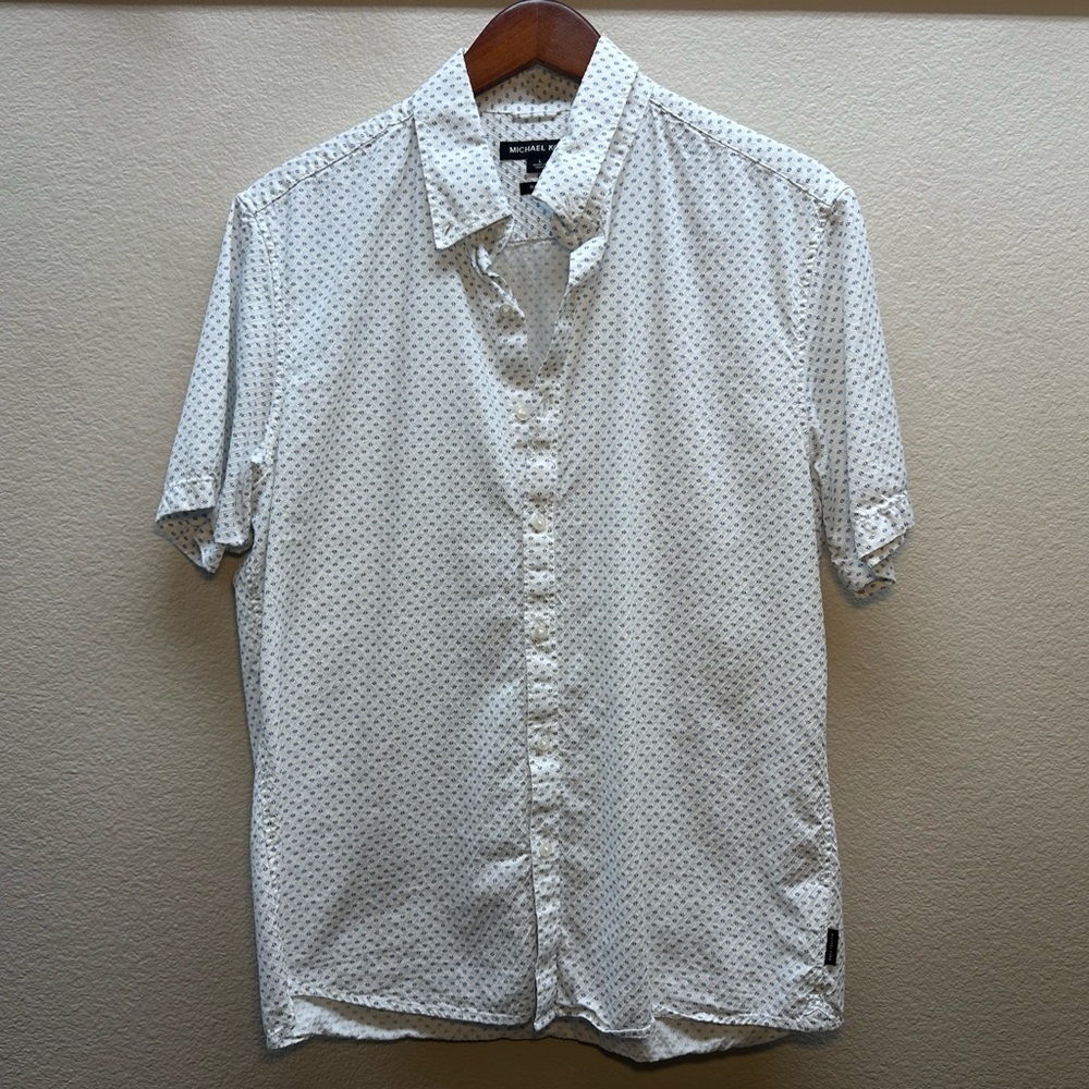 Michael Kors White Button Down Shirt-L